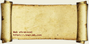 Anica Karadžić vizit kartica